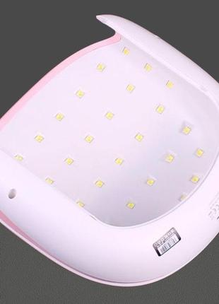 Лампа для манікюру оригінал sun 4s led\uv 48вт лампа для нігтів sun 4s smart для сушіння лаку6 фото