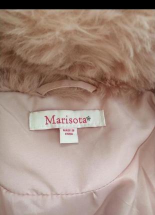 Трендова куртка з шнуровкою рожевого кольору marisota10 фото