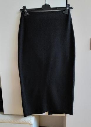 Флисовая юбка карандаш меди2 фото