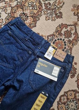 Брендові фірмові демісезонні зимові джинси lee модель regular fit,нові з бірками з сша, розмір 34(33).3 фото