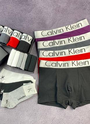 Мужские боксеры calvin klein набор 3 шт, 4шт, 5 шт7 фото