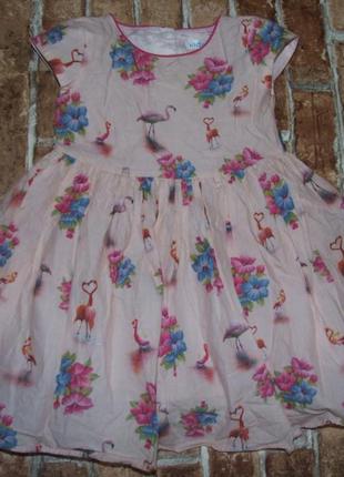 Платье нарядное девочке 3 - 4 года m&co