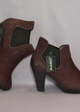 Германия 100% натуральная кожа! модные супер комфортные ботинки ботильоны! 1000 пар тут