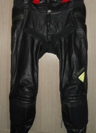 Мото штаны мотоштаны hein gericke кожаные размер 54 пояс 100см1 фото