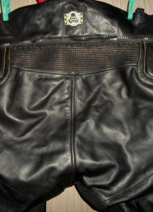 Мото штаны мотоштаны hein gericke кожаные размер 54 пояс 100см5 фото