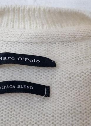 💖💖💖 жіноча кофта кардиган вільного крою marc o'polo колір молочний alpaca4 фото