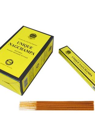 Anand unique nag champa 15 грам, ароматичні палички, пахощі, натуральні ароматичні палички