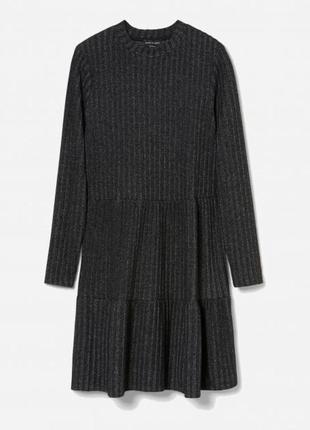 Теплий зимовий міді сарафан плаття сукня fit flare dress Edwin yessica