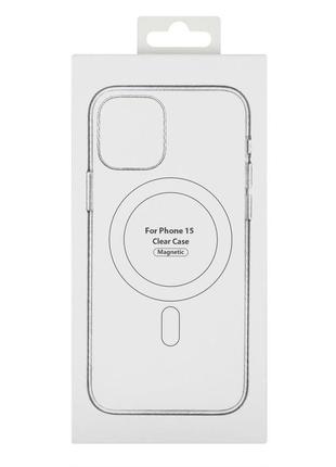 Чехол tpu clear case with magsafe для iphone 152 фото