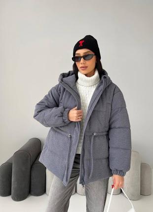 Теплая зимняя куртка из шерсти3 фото