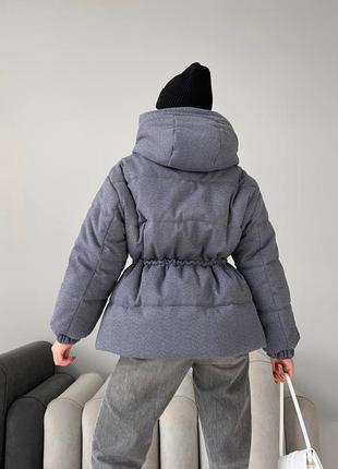 Теплая зимняя куртка из шерсти2 фото