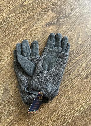 Перчатки зимние двойные новые перчатки с оленем2 фото