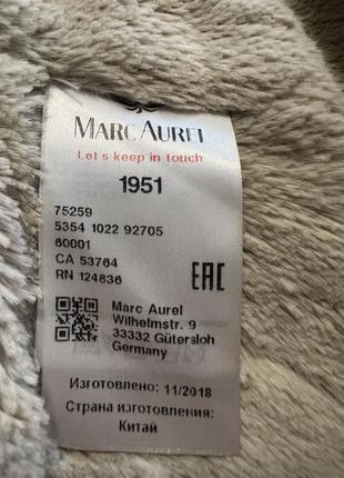 Marc aurel брендовое теплое пальто на меху.7 фото