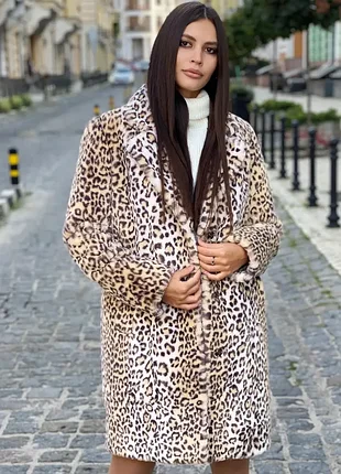 Шуба из эко-норки айнура