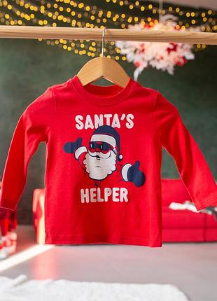 Бавовняний реглан "санта" від ошкош