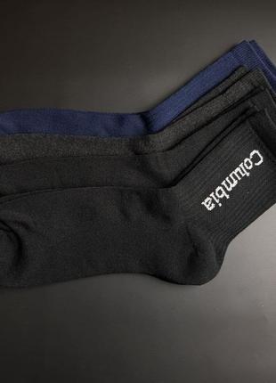 Комплект чоловічих термошкарпетків columbia 3 пари 41-46 розмір з3021 зимових теплі вовняні шкарпетки зима до2 фото