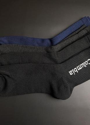 Комплект чоловічих термошкарпетків columbia 3 пари 41-46 розмір з3021 зимових теплі вовняні шкарпетки зима до7 фото
