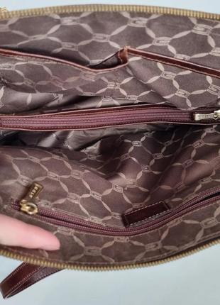 Кожаная сумка miudi, сумка итальялия, брендовая сумка, сумка на плечо,7 фото