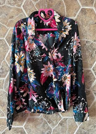 Блуза сорочка в квіти  vero moda