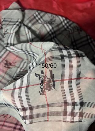 Шифоновый шарф шарфик платок burberry платок
