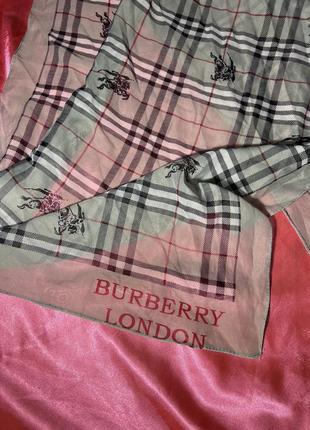 Шифоновый шарф шарфик платок burberry платок