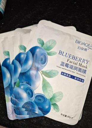 Тканевая маска bioaqua blueberries