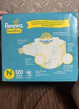 Подгузники pampers nb 1 для новорожденных