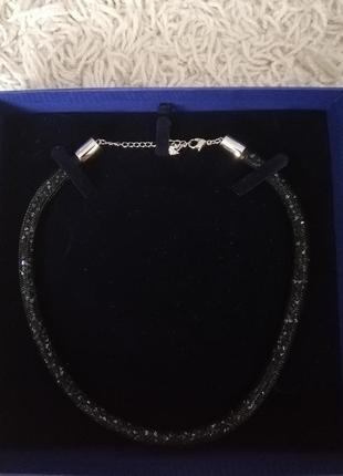 Колье с кристаллами swarovski оригинал с сертификатами в новом состоянии