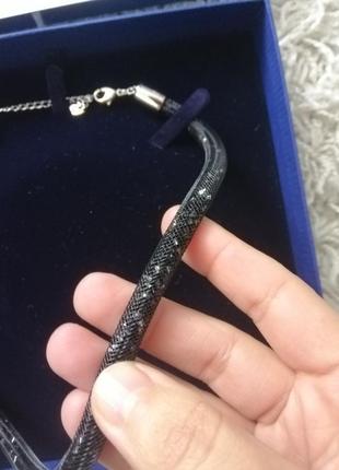 Колье с кристаллами swarovski оригинал с сертификатами в новом состоянии