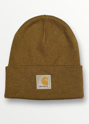 Шапка carhartt коричнева