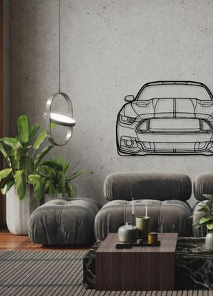 Авто ford mustang gt 350, декор на стіну з металу