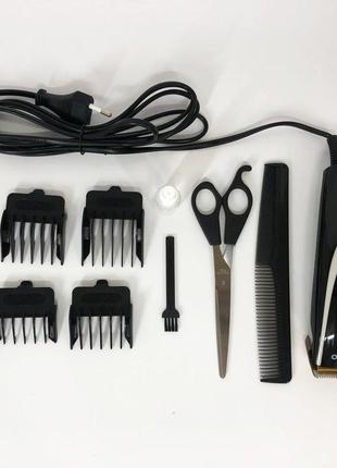 Машинка для стрижки волосся magio mg-580, машина для підстригання, електромашинка для волосся3 фото