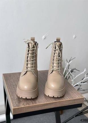 Ботинки зимние кожаные7 фото