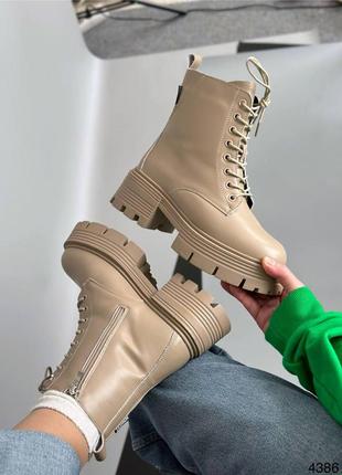Ботинки зимние кожаные5 фото