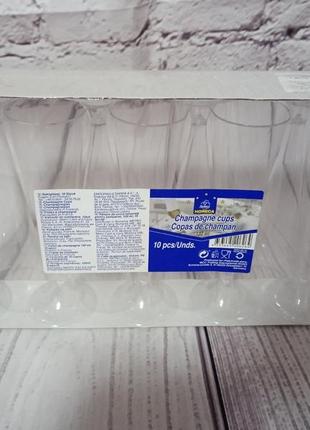 Пластикові келихи для шампанського horeca