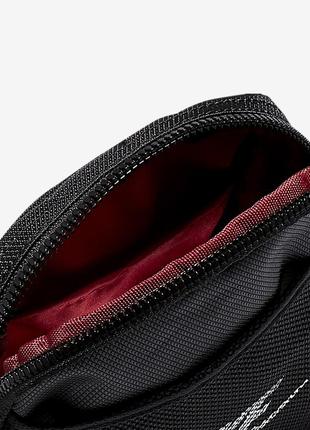 Nike heritage cross-body bag ba5871-010 маленькая сумка на плечо унисекс мессенджер оригинал черная2 фото