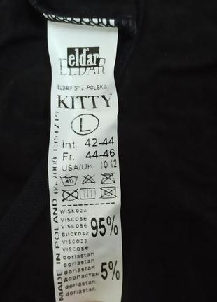 Eldar kitty кофточка блузка женская черная длинный рукав размер l6 фото