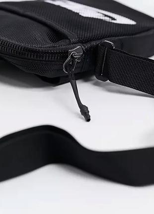 Nike heritage cross-body bag ba5871-010 маленькая сумка на плечо унисекс мессенджер оригинал черная5 фото