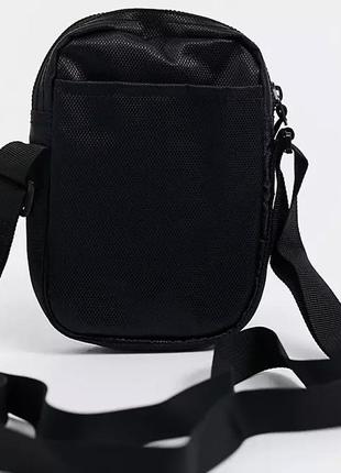 Nike heritage cross-body bag ba5871-010 маленькая сумка на плечо унисекс мессенджер оригинал черная6 фото