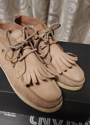 Высококачественные стильные брендовые кожаные ботинки mark o,polo2 фото
