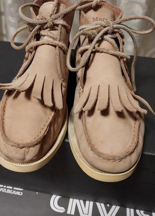 Высококачественные стильные брендовые кожаные ботинки mark o,polo4 фото