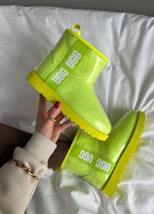 Женские ugg classic clear mini sulfur