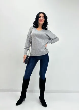 Женский пуловер из ангоры "lamia" код: 41664 фото
