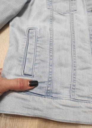 Стильная джинсовка only, джинсовая куртка, красивый джинсовый пиджак с рюшами10 фото