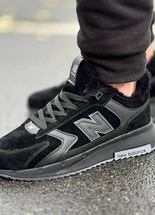 Мужские зимние кроссовки new balance на меху