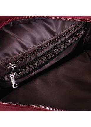 Сумка рюкзак женский текстиль красная de esse c33029-45 фото
