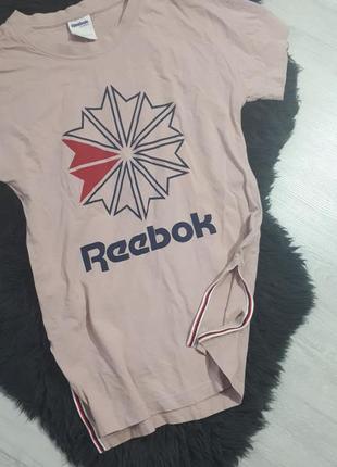 Стильная футболка reebok, спортивная футболка с принтом. футболка reebok5 фото
