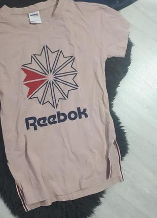 Стильная футболка reebok, спортивная футболка с принтом. футболка reebok3 фото