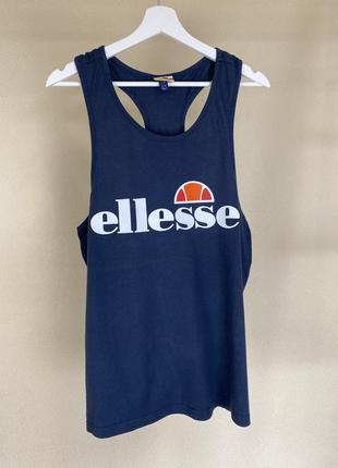 Футболка - майка ellesse с большим логотипом из новых коллекций