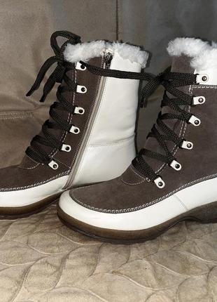 Зимові черевики на хутрі1 фото
